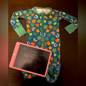 Like New Little Sleepies Lucky Zippy